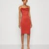 Wal G Jessy Dress - Cocktailjurk - Terracotta