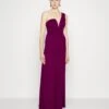 Fleur One Shoulder- Jumpsuit - Plum