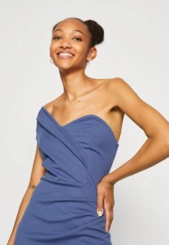 Wal G Milly One Shoulder Dress - Jerseyjurk - Denim Blue 9 Wal G Milly One Shoulder Dress - Jerseyjurk - Denim Blue -Wal G a7b7f8972e9341128dae8efde1ab243e scaled