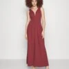 Wal G Alinali Pleated- Jumpsuit - Dark Mauve Pink
