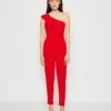Wal G Kelly Ruffle - Jumpsuit - Red