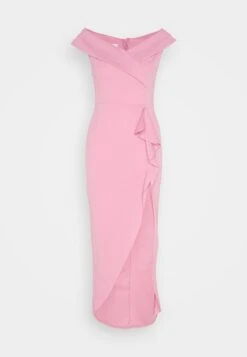 Wal G Ryan Ruffle Midi - Galajurk - Rose Pink -Wal G b56f97321b2d4ad4968f8ee1a7ba56f4 scaled