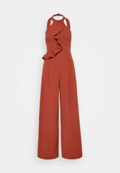 Wal G Penelope Frill - Jumpsuit - Burnt Orange -Wal G b5cb881c2e494d82afb3d891575c9a1b scaled