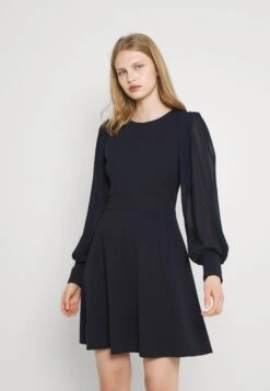 Wal G Kat Sleeve Dress - Jurk - Navy Blue