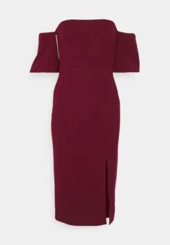 Wal G Cylon Off Shoulder Midi Dress - Cocktailjurk - Berry Wine 10 Wal G Cylon Off Shoulder Midi Dress - Cocktailjurk - Berry Wine -Wal G b6798e32465647ea85e9349a9e92b72d scaled