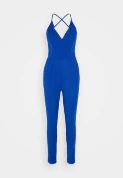 Wal G Marsha Back Strappy - Jumpsuit - Electric Blue -Wal G b6886a20ad2b4c62947b10e6cbfe67d6 scaled