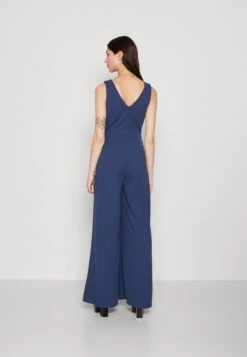 Wal G Sabrina Wide Leg - Jumpsuit - Denim Blue -Wal G b73eb635960747feb48c982b50cca7b7 scaled