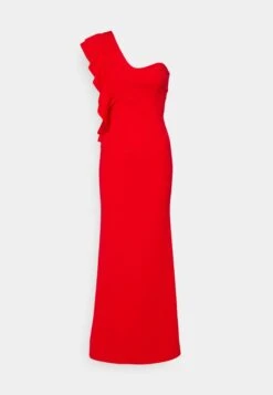 Wal G One Shoulder Maxi Dress - Cocktailjurk - Red -Wal G b7ce13fa208d4d85b110fdd309471a8f scaled