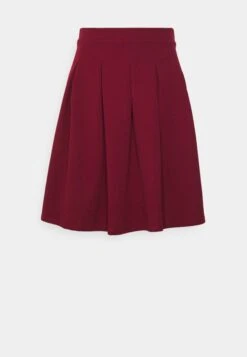 Wal G Zara Pleated Skater Skirt - A-Lijn Rok - Berry Wine -Wal G b8b52bff01aa4f1397a6d5f0f638e777 scaled