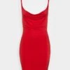 Wal G Tanya Cowl Mini Dress - Cocktailjurk - Red