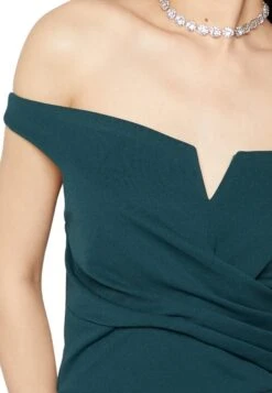 Wal G Kia Off The Shoulder Maxi Dress - Galajurk - Forest Green -Wal G ba9f64dd899544a894b5ed5c76e1122a scaled