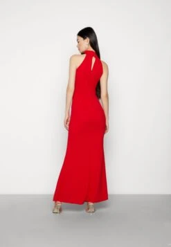 Wal G Halter Neck Maxi Dress - Galajurk - Red -Wal G bb955d96afcc4a0aa77357e55c175657 scaled