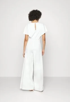 Wedding Betty V Neck Wrap - Jumpsuit - White -Wal G bbbcfd661b3c405694375806b0ea546a scaled