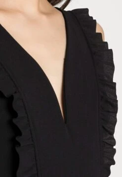 Wal G Rayna Ruffled- Jumpsuit - Black -Wal G bd272364745f47539fe8580fd244b536 scaled