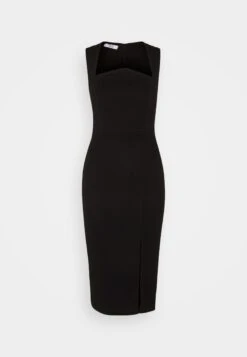 Wal G Brody Curve Neck Midi - Etui-Jurk - Black -Wal G bd740d8e8b6d42da9d150c8525f78ccb scaled