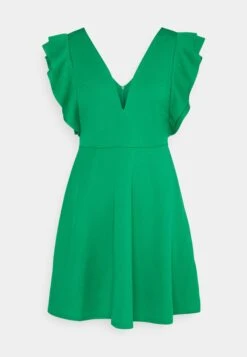 Frill Sleeves Dress - Jurk - Leaf Green -Wal G bdf36aafe3e74b419e6b9910a9d69586 scaled