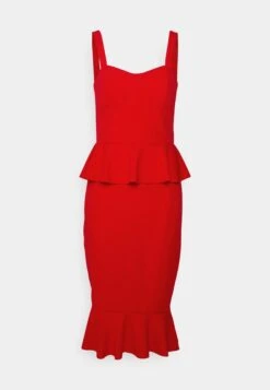 Jace Peplum Dress - Jerseyjurk - Red -Wal G c1d44a9d4fba4ae8881b81c51bfadc05 scaled