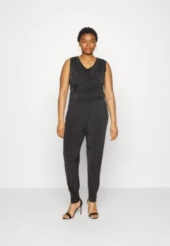 Brady V Neck- Jumpsuit - Black