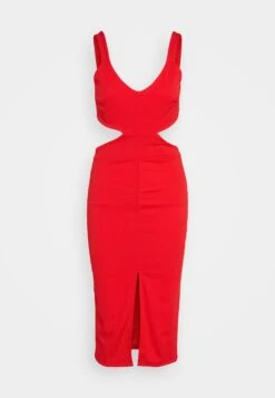 Wal G Brodie Cut Out Midi - Jerseyjurk - Red -Wal G c570dd8932714ee4924de32c20c63963 scaled