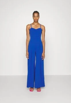 Havana Sweetheart Neck Jumpsuit - Jumpsuit - Electric Blue
