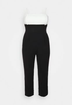 Curve Maxine- Jumpsuit - Black/White