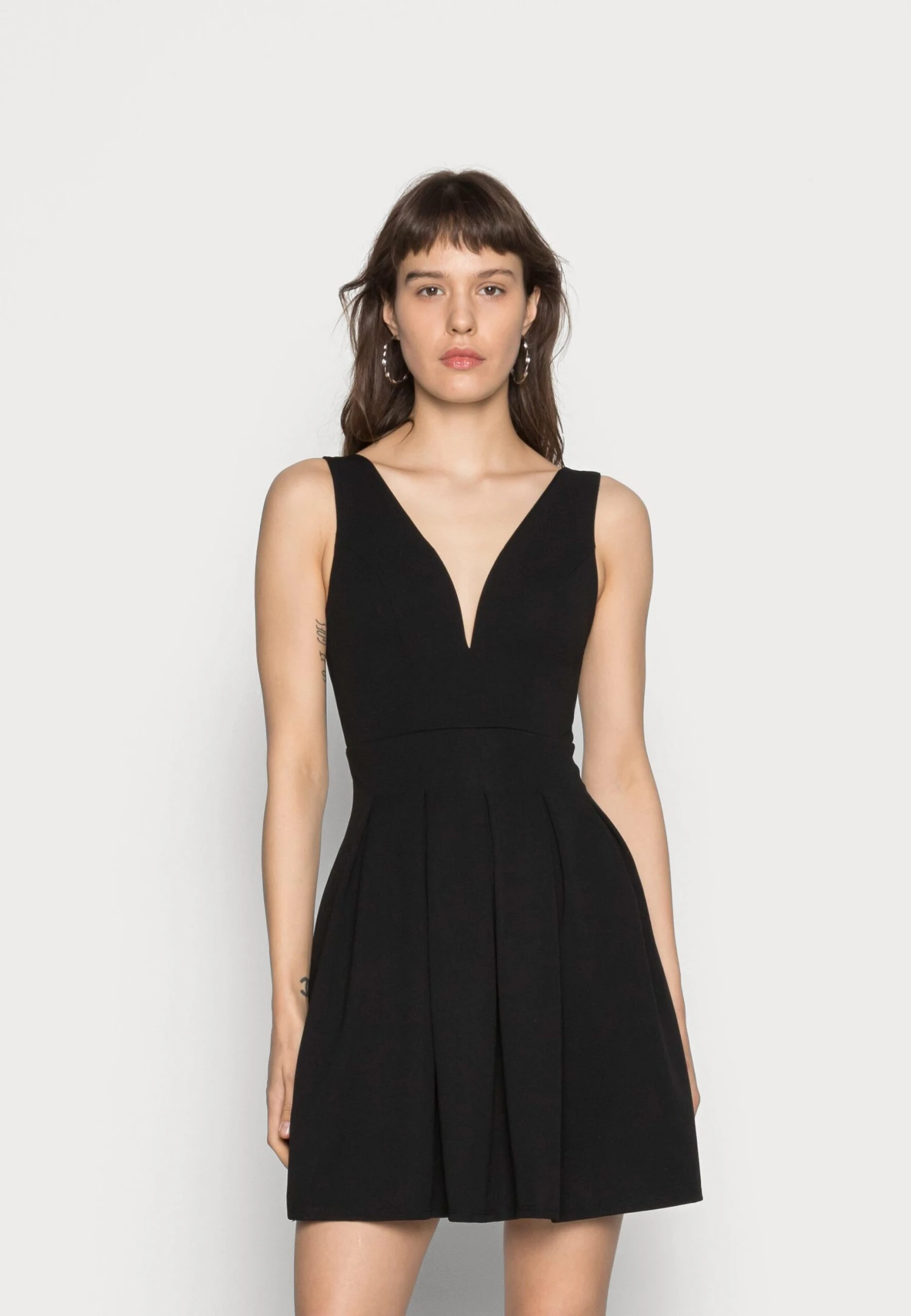 Wal G Pleated Fit And Flare - Cocktailjurk - Black 1 Wal G Pleated Fit And Flare - Cocktailjurk - Black