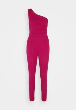 Wal G Rosalita One Shoulder - Jumpsuit - Raspberry -Wal G c7d876df760049b5bc27e348f44dd1f5 scaled