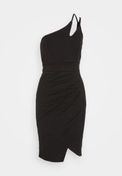 Wal G Valencia Cut Out One Shoulder Midi Dress - Jerseyjurk - Black -Wal G cb2727c5e7a64cb3b246ea9d48b14e36 scaled