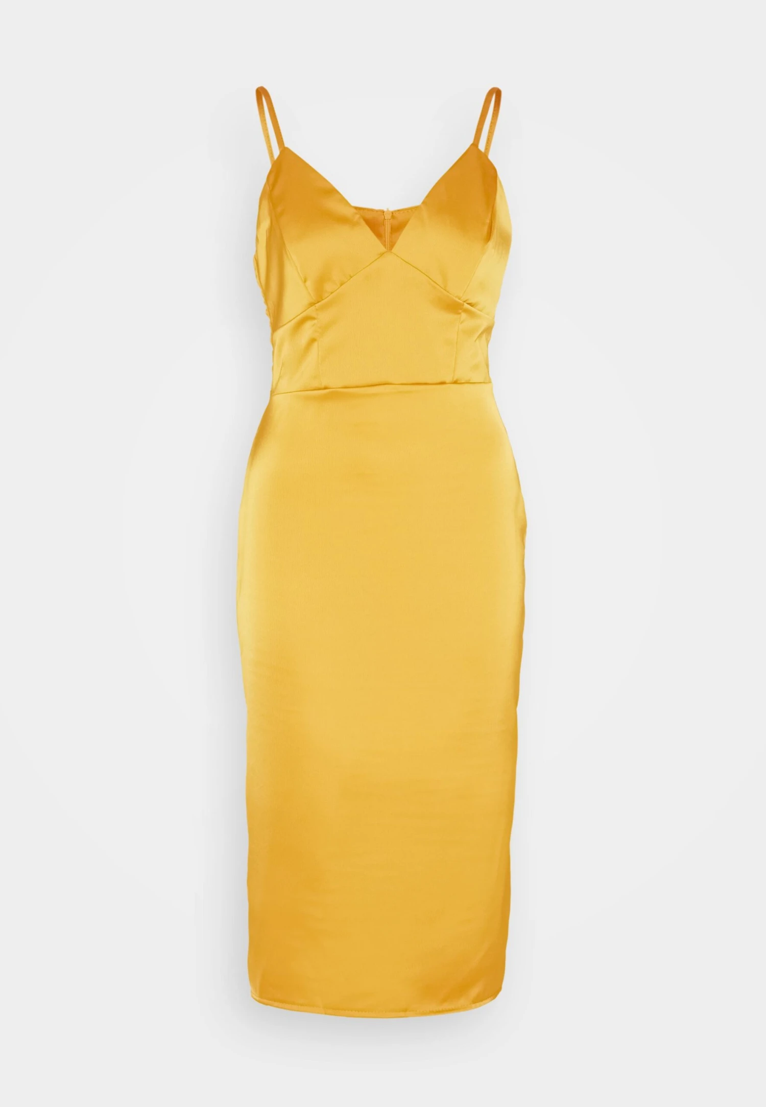 Wal G Ray Strappy Midi - Cocktailjurk - Yellow 5 Wal G Ray Strappy Midi - Cocktailjurk - Yellow - Afbeelding 5