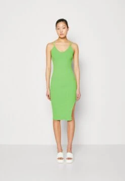 Wal G Cruise Collection Libby Strappy Midi Dress - Jerseyjurk - Leaf Green