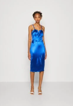 Wal G Saira Midi - Etui-Jurk - Electric Blue
