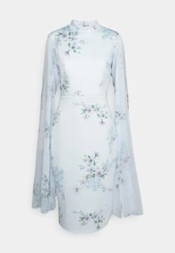 Wal G Wedding Cape Midi Dress - Jerseyjurk - Dark Blue/Multi -Wal G cca66e5006644581b7db6e61c674b149 scaled