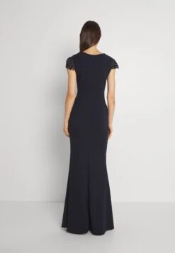 Wal G Sammy Maxi Dress - Jerseyjurk - Navy Blue -Wal G cdaf555644f249b69ad757f42ea83918 scaled