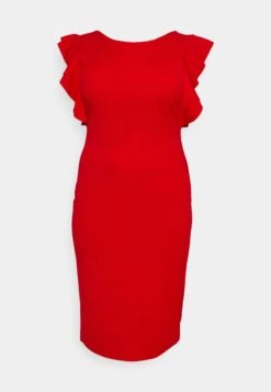 Rusie Ruffle Midi - Cocktailjurk - Red -Wal G d3a2dde6b1cc4a72af3a4c903a0e4ed8 scaled