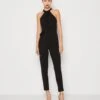 Wal G Poppy Frill Neck - Jumpsuit - Black