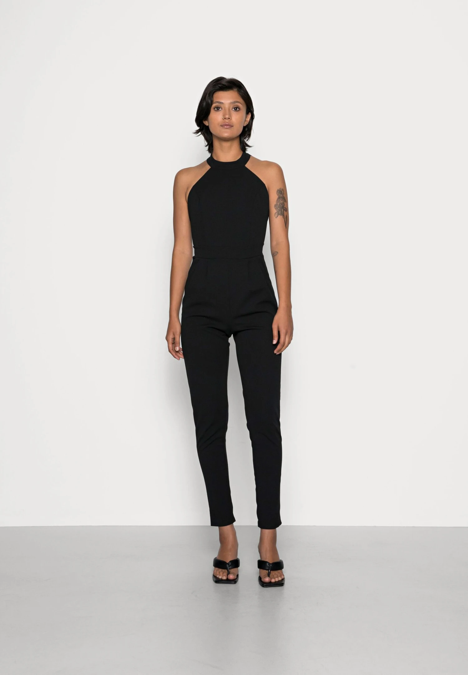 Wal G Chenise Halter Neck- Jumpsuit - Black 1 Wal G Chenise Halter Neck- Jumpsuit - Black