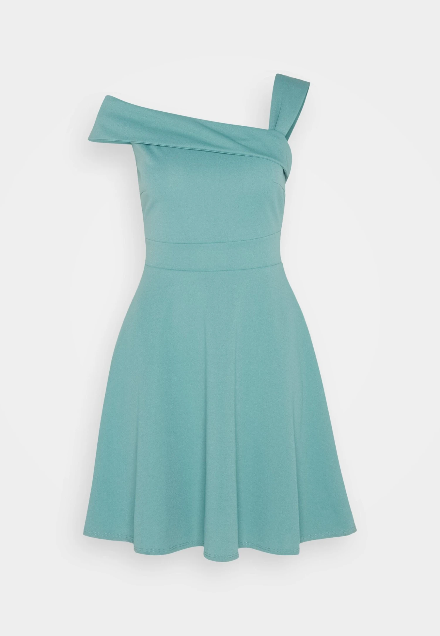 Wal G Noelle Off The Shoulder Skater - Jerseyjurk - Sage Green 5 Wal G Noelle Off The Shoulder Skater - Jerseyjurk - Sage Green - Afbeelding 5