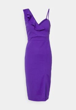 Wal G Cami Ruffle Midi - Jurk - Purple -Wal G de3ddc4c0e0b4f04af48963ae1873996 scaled