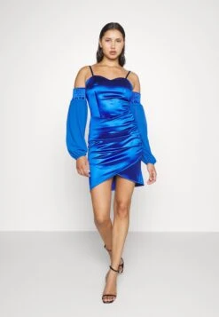 Wal G Dash Sleeve Mini - Cocktailjurk - Electric Blue -Wal G df4047a2818c443d9051dae8245942c7 scaled