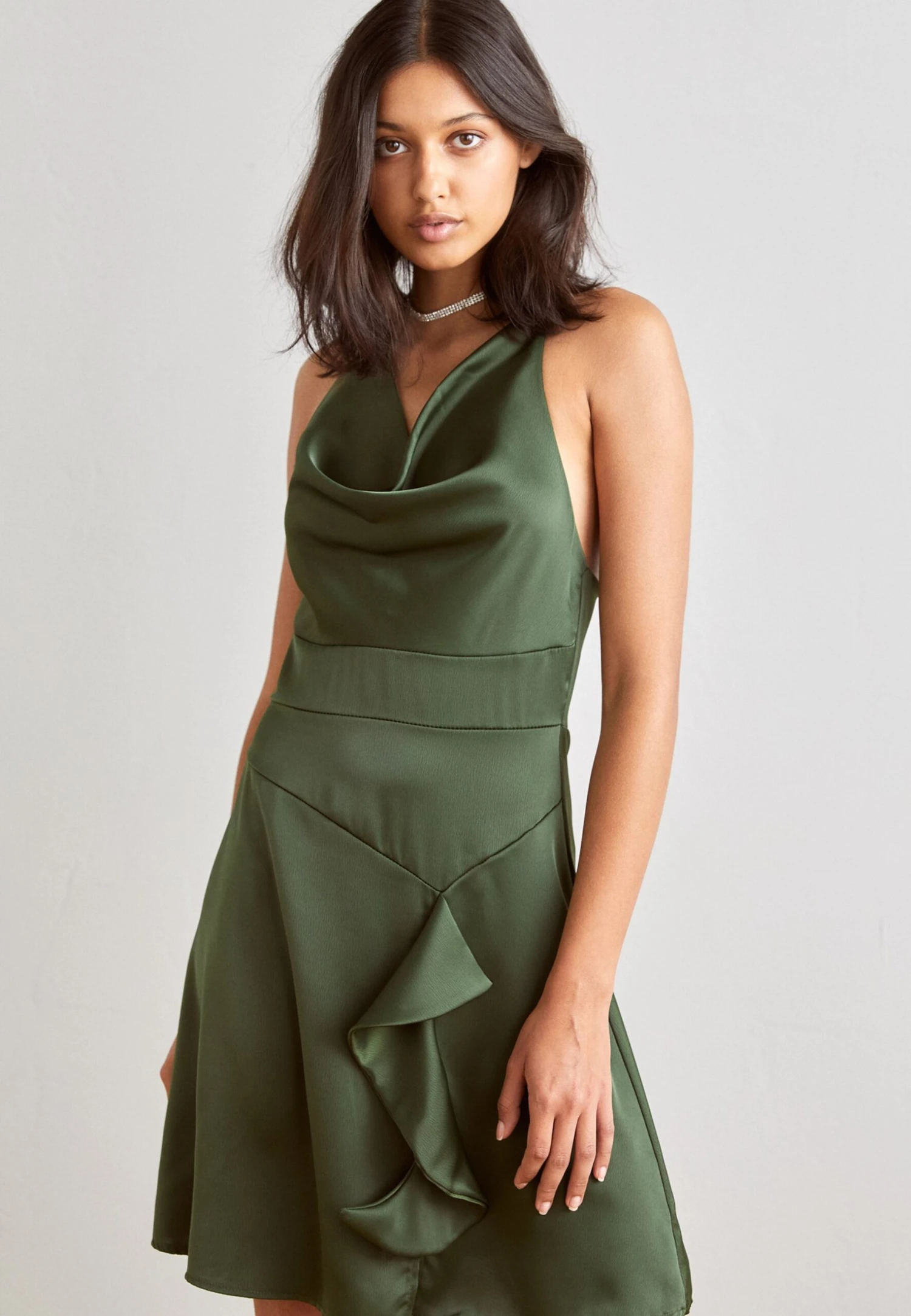 Wal G Aja Ruffle Mini - Jurk - Medow 1 Wal G Aja Ruffle Mini - Jurk - Medow