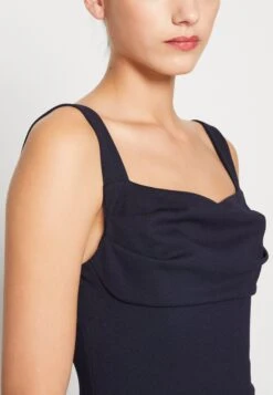 Wal G Serena Pleated - Jumpsuit - Navy Blue -Wal G e4620a30a357488c9e670fda8501a216 scaled