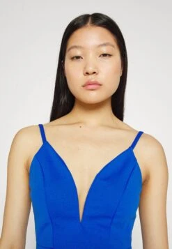 Wal G Vincent Skater Dress - Jerseyjurk - Electric Blue -Wal G e5cf5f2a24484f8592edba2cdfc451d2 scaled
