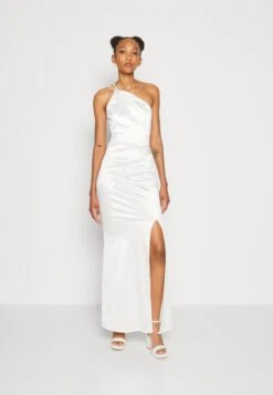 Wal G Chantal One Shoulder Maxi - Galajurk - White