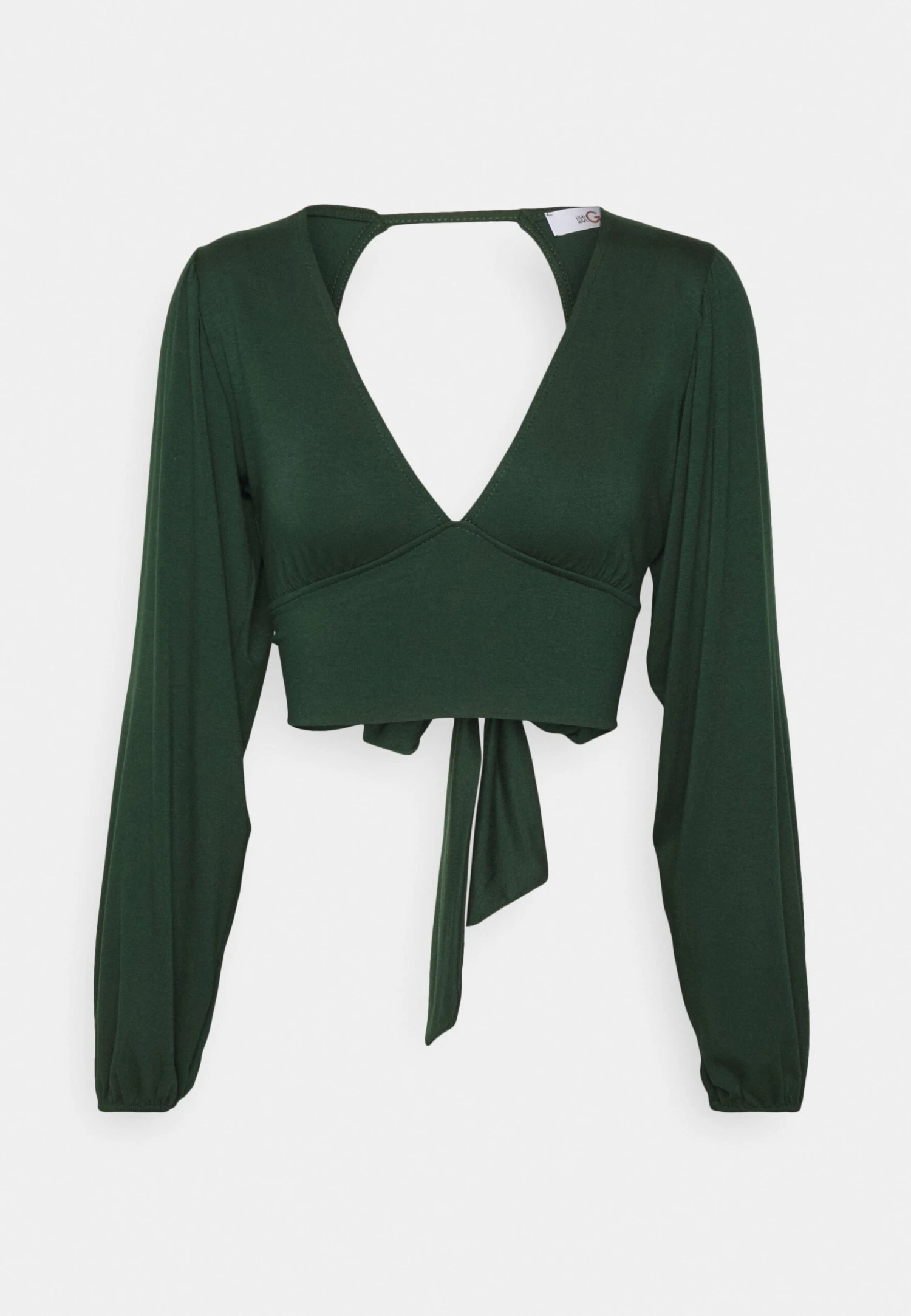 Wal G Crissy Backless - Longsleeve - Forest Green 4 Wal G Crissy Backless - Longsleeve - Forest Green - Afbeelding 4