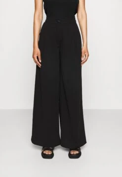 Velisha Wide Leg Trouser - Broek - Black