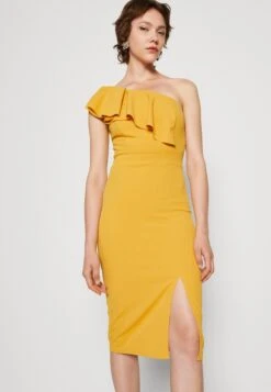 Wal G Andy Ruffle Midi - Cocktailjurk - Mango -Wal G ed64400545dd4f75a8deaaa3d7aad3f3 scaled