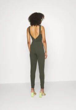 Wal G Jimmy Tie Back - Jumpsuit - Khaki Green -Wal G edba8ea8adba4ac6b434829719c14427 scaled