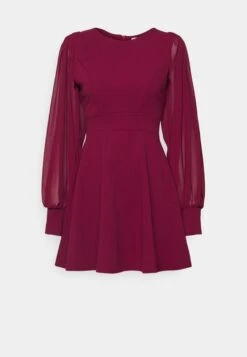 Kat Sleeve Dress - Cocktailjurk - Berry Wine 12 Kat Sleeve Dress - Cocktailjurk - Berry Wine -Wal G f364a320faa840d79c4c9971f2c7258c scaled