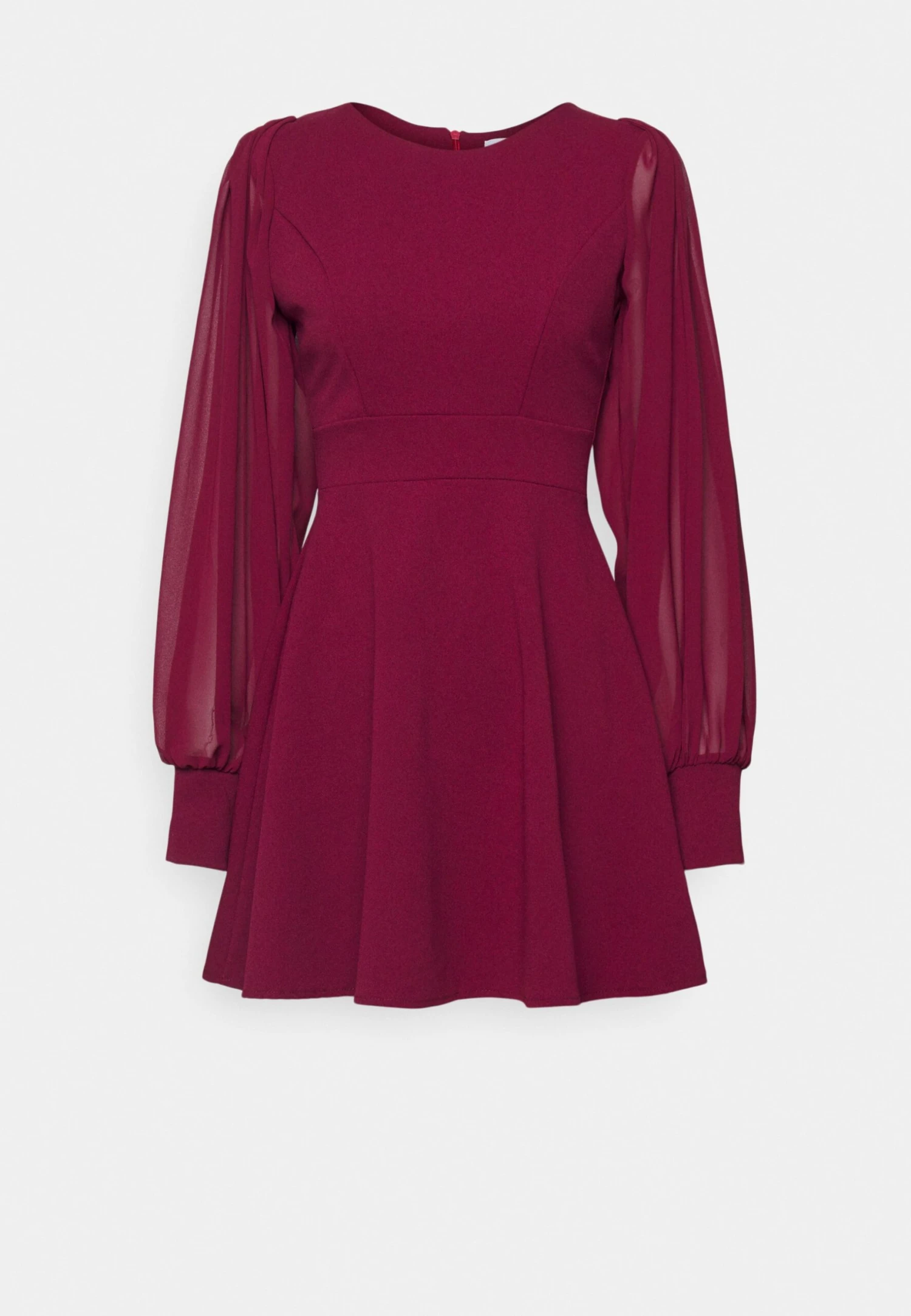Kat Sleeve Dress - Cocktailjurk - Berry Wine 6 Kat Sleeve Dress - Cocktailjurk - Berry Wine - Afbeelding 6