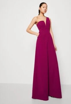 Wal G Fleur One Shoulder- Jumpsuit - Purple -Wal G f800babdd91246feac4285a5be4b93c9 scaled
